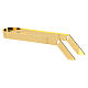 Gold plated tongs for altar bread, 16 cm s4