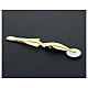Host tongs, gold plated brass, reverse grip s5