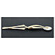 Eucharist Host tongs in golden brass with reverse grip s6