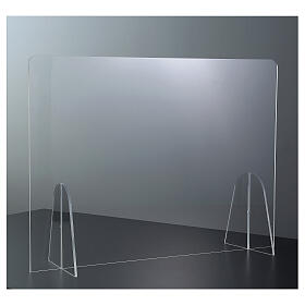 Barreira de proteção anti-contágio de mesa acrílico 65x90 cm s2