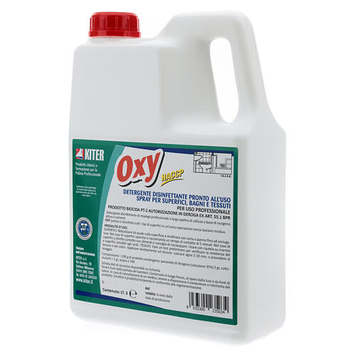 Desinfectante Oxy Biocida 3 Litros - Recarga 4