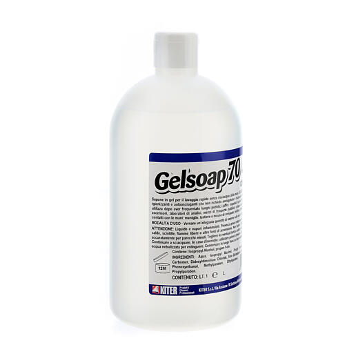 Środek dezynfekujący do rąk Gelsoap70 - nakrętka flip flop 3