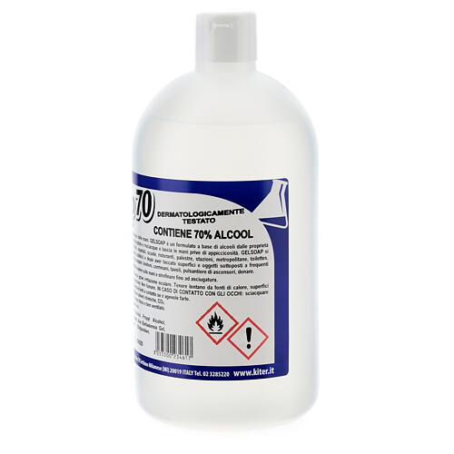 Hand sanitizer gel Gelsoap70- flip top 2