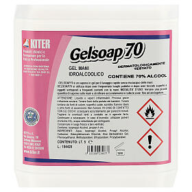 Desinfectante manos Gelsoap70 5 Litros - Refill s2