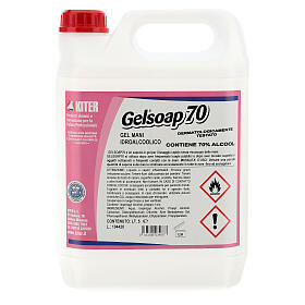 Désinfectant mains Gelsoap70 5 litres - recharge