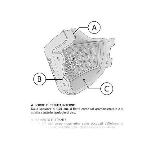 Face mask iMask2, lime green 8
