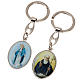 Oval keyring with images s1