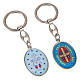 Oval keyring with images s2
