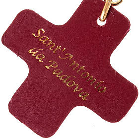 Keyring with square cross of Saint Anthony of Padua