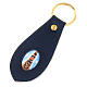 Our Lady of Loreto leather key ring s1