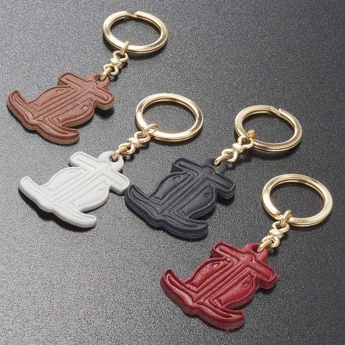 Hope anchor leather key ring 2