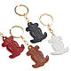 Hope anchor leather key ring s1