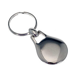 Schlüsselringe: Schluesselanhaenger Stahl barmherzige Jesus