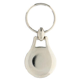 Divine Mercy key ring in steel s2