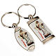 Keychain in metal image of Our Lady of Medjugorje s1