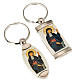 Porte-clés métal icône Sainte Rita s1