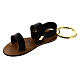 Franciscan sandal keyring in real leather s4