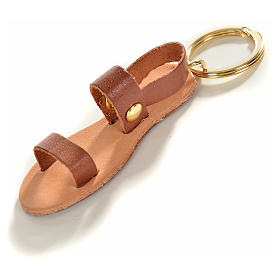 Franciscan sandals keychain in real leather s1