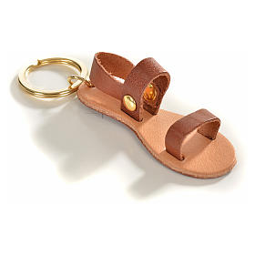 Franciscan sandals keychain in real leather s2