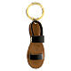 Franciscan sandal keychain in real leather s1