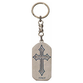 Schlüsselanhänger mit Bild von Jesus in Zamak-Legierung