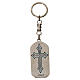 Keyring in zamak with Our Lady of Lourdes image s2