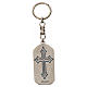 Keyring in zamak with Pope Francis image s2