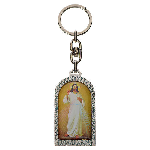 Porte-clé en zamac Christ Miséricordieux 1
