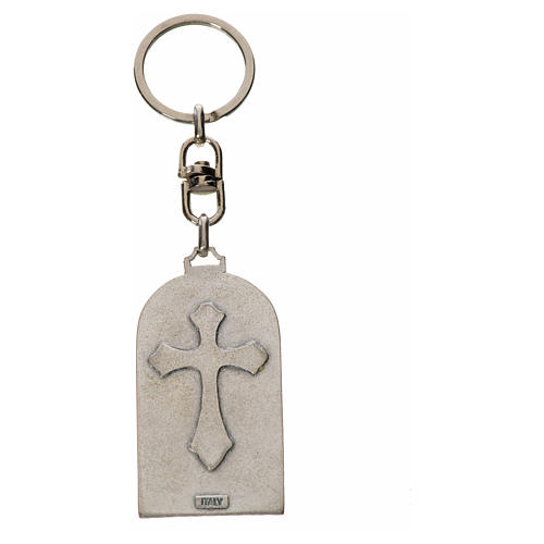 Schlüsselanhänger aus Zamak Papst Franziskus 4
