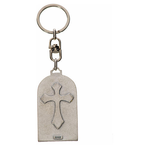 Schlüsselanhänger aus Zamak Papst Franziskus 2