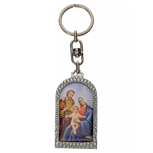Schlüsselanhänger aus Zamak Heilige Familie 1