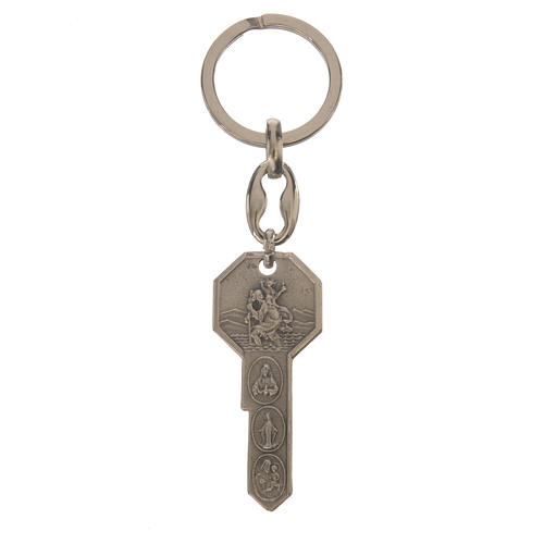 Brelok w kształcie klucza metal 4,9cm 1