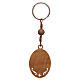 STOCK Key chain in olive wood with Jubilee of Mercy symbol s2