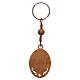 STOCK Key chain in olive wood with Jubilee of Mercy symbol s3