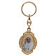 STOCK Key chain in golden metal with Jubilee of Mercy symbol s2