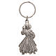 Keyring with Divine Mercy 5cm, galvanised antique silver s1