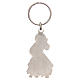 Keyring with Divine Mercy 5cm, galvanised antique silver s2