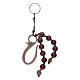 Saint Benedict single decade rosary key ring s1