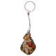 Key-holder with Madonna and Child pendant in wood, Val Gardena s1