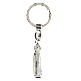 Keyring Our Lady of Fatima in metal 4.5 cm