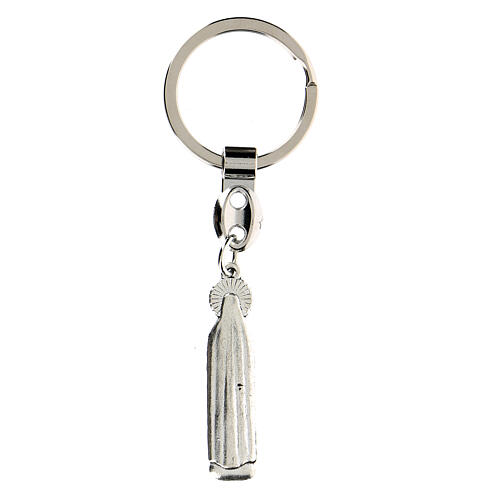 Keyring Our Lady of Fatima in metal 4.5 cm 2