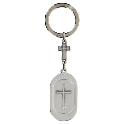 Keychain with St. Francis of Assisi and the wolf 2