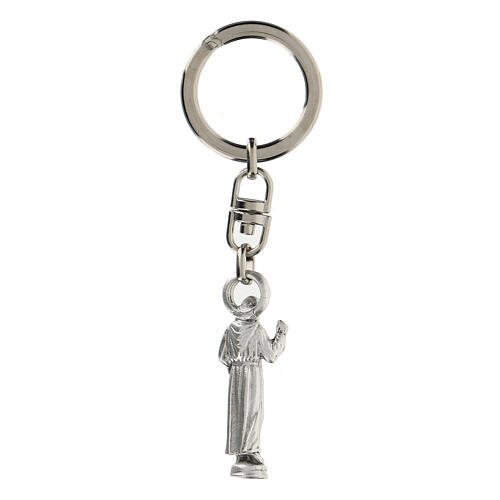 Keyring with statuette of Padre Pio of Pietrelcina 2