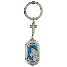 Keychain with medal, on which is depicted St. Rita of Cascia