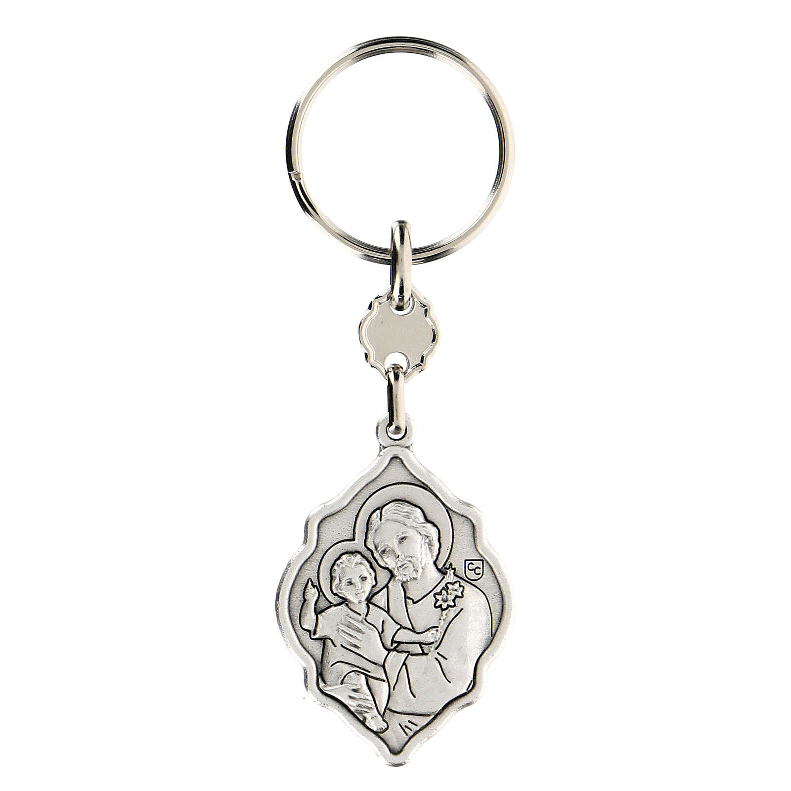 St Joseph keyring | online sales on HOLYART.co.uk