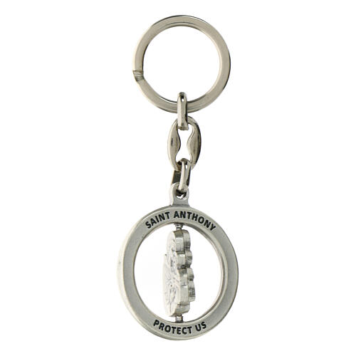 Portachiavi Cristiano In Acciaio Inox Con Croce, Versetti E Giuramento Mignolo – Regalo Religioso Per Uomo E Donna