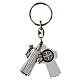 Porte-clé Saint Benoît en zamak 9 cm s2