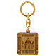 Schlüsselanhänger Jubiläum Olivenholz San Pietro 4x4 Klarissenkloster Albano Laziale s1