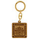 Olive wood Jubilee keychain St. Paul Outside the Walls 4x4 Poor Clares Monastery Albano Laziale s1