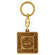 Jubilee olive wood keychain, 4x4 Clarisse Monastery Albano Laziale s1